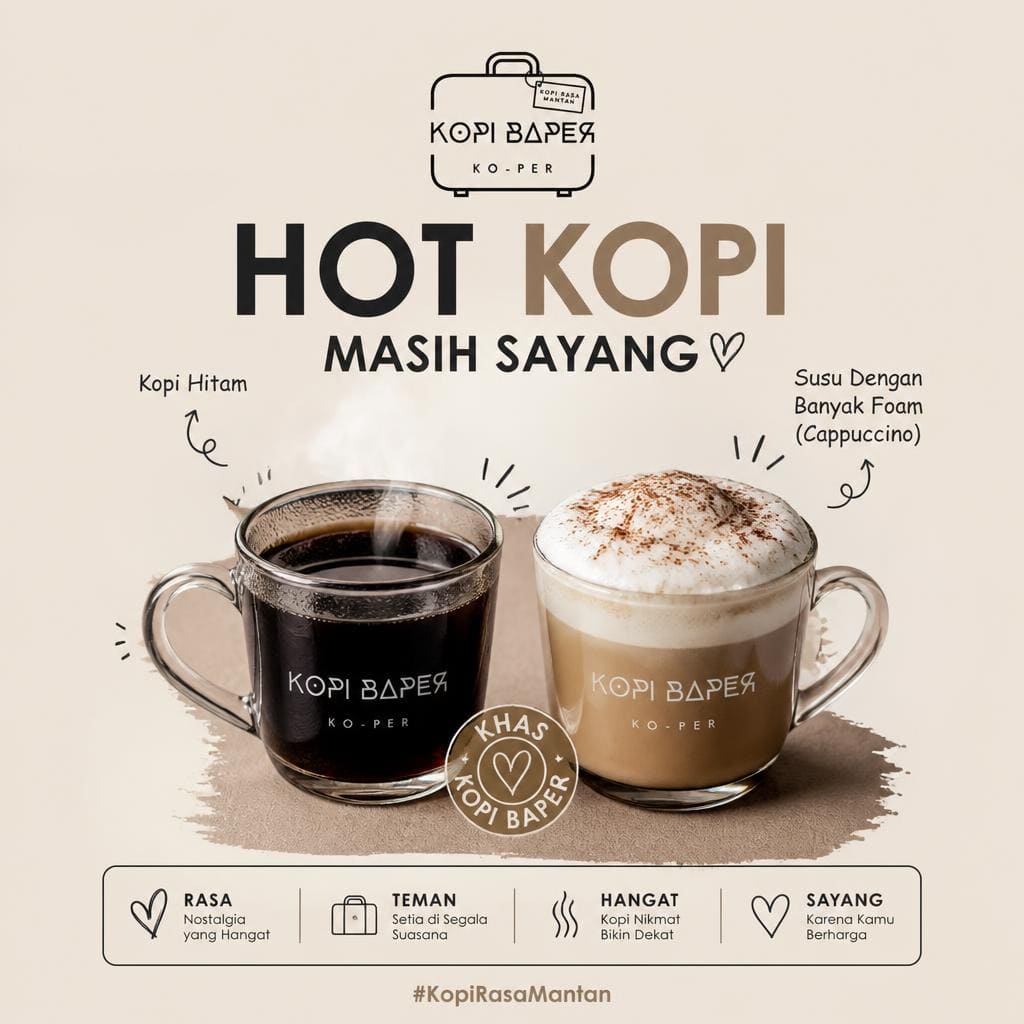 Hot Kopi Masih Sayang Kopi Baper